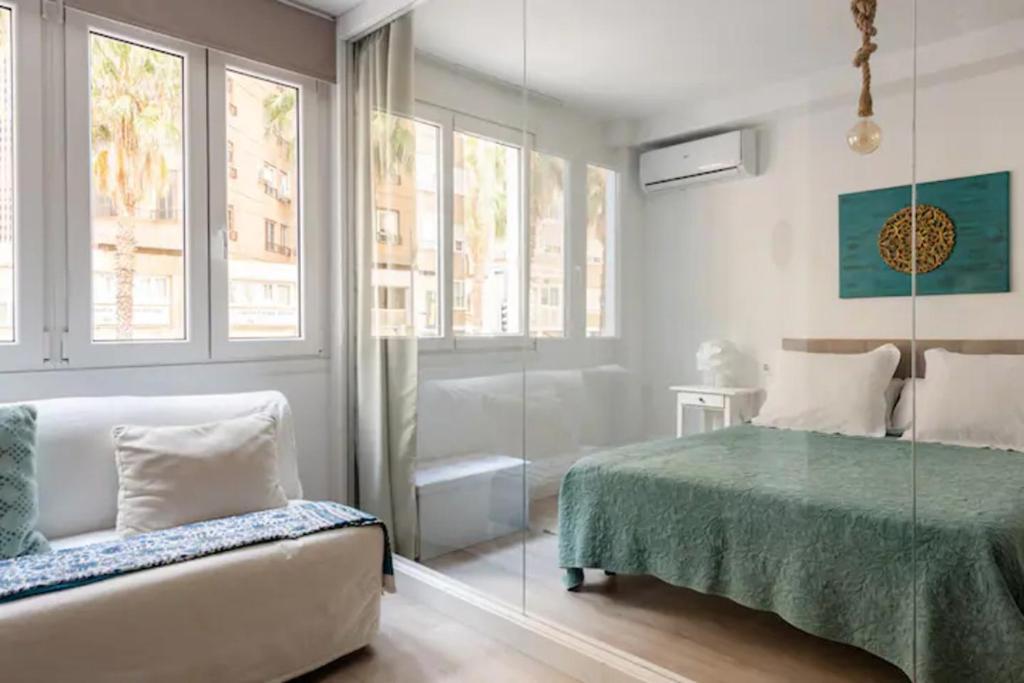 Nuevo Apartamento Lujo Playa Malagueta-Centro Malaga Luaran gambar